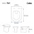 Assento Sanitário Laqueado Soft Close Net Branco para vaso Celite - Imagem 3