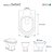 Assento Sanitário Laqueado Soft Close Oxford Branco para vaso Deca - Imagem 3