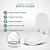 Assento Sanitário Poliéster Soft Close Link/LK Branco para Vaso Deca com Ferragem Rose Gold - Imagem 4