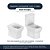 Assento Sanitário MDF Soft Close Boss Onix (Preto Fosco) para Vaso Incepa com Ferragem Preta - Imagem 3