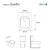Assento Sanitário MDF Soft Close Quadra Branco para Vaso Deca com Ferragem Dourada - Imagem 3