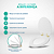 Assento Sanitário Poliéster Soft Close Oval Branco para Todas as Marcas com Ferragem Dourada - Imagem 4