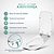 Tampa de Vaso Poliéster Decorada Borboleta Tivoli Branco para louça Ideal Standard - Imagem 2