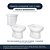 Assento Sanitário Laqueado Soft Close Donna Bege Claro para vaso Santamarina - Imagem 4