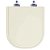 Assento Sanitário Laqueado Soft Close Square Bege Claro para vaso Lorenzetti - Imagem 1