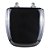 Tampa de vaso Almofadado Soft Close Fit Preto para bacia Celite - Imagem 1