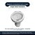 Assento Sanitario Poliester Soft Close Angra Neve (Branco) para vaso Ideal Standard - Imagem 4