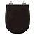 Assento Sanitario Poliester com Amortecedor Paris Preto para Vaso Ideal Standard - Imagem 1