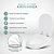 Assento Sanitario Poliester com Amortecedor Montezzi Branco para Vaso Belize - Imagem 4