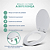 Assento Sanitario Poliester Absolute Azul Cobalto para vaso Ideal Standard - Imagem 3