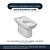 Assento Sanitario Poliester com Amortecedor Stylus Excellence Branco para Vaso Celite - Imagem 3