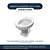 Assento Sanitario Poliester Decorado Borboleta Classica para vaso Celite - Imagem 4
