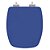 Assento Sanitario Poliester com Amortecedor Stylus Azul Mineral para Vaso Celite - Imagem 1