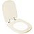 Assento Sanitario Poliester com Amortecedor Paris Bone (Bege Claro) para Vaso Ideal Standard - Imagem 2