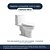 Assento Sanitário Century Branco para vaso Deca - Imagem 4