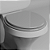 Assento Sanitário Convencional / Oval Cinza Real para Louça Deca - Imagem 10