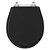 Assento Sanitário Avalon Preto Para Vaso Ideal Standard - Imagem 1