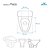 Assento Sanitário Plaza Bege Claro (Bone) para vaso Ideal Standard - Imagem 5