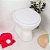 Assento Sanitário Poliester Classica Branco para vaso Celite - Imagem 6