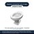 Assento Sanitário Poliester Classica Branco para vaso Celite - Imagem 5