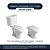Assento Sanitário Poliester Infantil (Kids) Branco para vaso Celite - Imagem 4