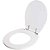 Assento Sanitário Poliester Lirio Branco para vaso Celite - Imagem 3