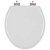 Assento Sanitário Poliester Soft Close Convencional / Oval Cinza Claro para vaso Icasa - Imagem 1