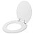Assento Sanitario Poliester Convencional Oval Branco para vaso Incepa - Imagem 2
