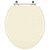 Assento Sanitario Poliester Convencional Oval Biscuit (Bege Claro) para vaso Incepa - Imagem 1