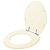 Assento Sanitario Poliester Convencional Oval Biscuit (Bege Claro) para vaso Incepa - Imagem 2
