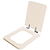 Assento Sanitário Poliester Soft Close Square Pêssego Rosa Shell para vaso Incepa - Imagem 2