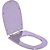 Assento Sanitário Poliester Paris Bermuda (Lilás) para vaso Ideal Standard - Imagem 2