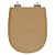 Assento Sanitário Poliester Soft Close Paris Amendoa para vaso Ideal Standard - Imagem 1