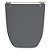 Assento Sanitário Poliester Scala Cinza Quartzo (Cinza Escuro) para vaso Ideal Standard - Imagem 1