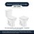 Assento Sanitario Poliéster Soft Close Like Cinza Prata (Cinza Claro) para vaso Celite - Imagem 4