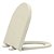 Assento Sanitário Termofixo Soft Close Carrara Creme para vaso Deca - Imagem 2
