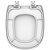 Assento Sanitário Polipropileno Soft Close Sabatini Branco para vaso Icasa - Imagem 3