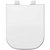 Assento Sanitário Polipropileno Soft Close Quadra Branco para vaso Deca - Imagem 1