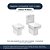 Assento Sanitario Poliester Antibacteriano Dama N Branco Para Vaso Roca - Imagem 5