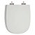 Assento Sanitário Poliester Soft Close Sabatini Cinza Claro para vaso Icasa 6lpf - Imagem 1