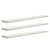 Kit 3 Prateleiras 90 x 15cm Branco Espessura 25mm Suporte Invisível - Imagem 2