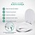 Assento Sanitário Poliéster Fast Branco para vaso Deca 1.6gpf 6lpf - Imagem 3