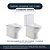 Assento Sanitário Poliéster Soft Close Compacta Branco para vaso Sensea - Imagem 4
