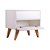 Mesa de Cabeceira Bréscia Branco  60 x 40cm - Imagem 3