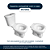 Assento Sanitário Soft Close Iris Branco para vaso Onix - Imagem 4