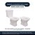 Assento Sanitário Soft Close Alamo Cinza Claro para vaso Santa Clara - Imagem 4