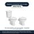 Assento Sanitário Soft Close Atlantis Branco para vaso Hervy - Imagem 4