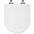 Assento Sanitário Soft Close Jasmim Branco para vaso Fiori - Imagem 1