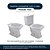 Assento Sanitário Soft Close Primula Plus Verde Claro para vaso Fiori - Imagem 4