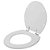 Assento Sanitário Soft Close Convencional Oval Cinza Platina para vaso Incepa - Imagem 2
